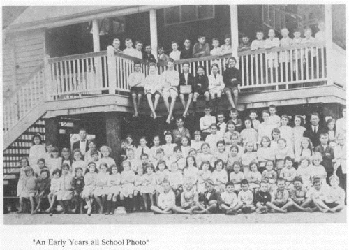 An early years all school photo